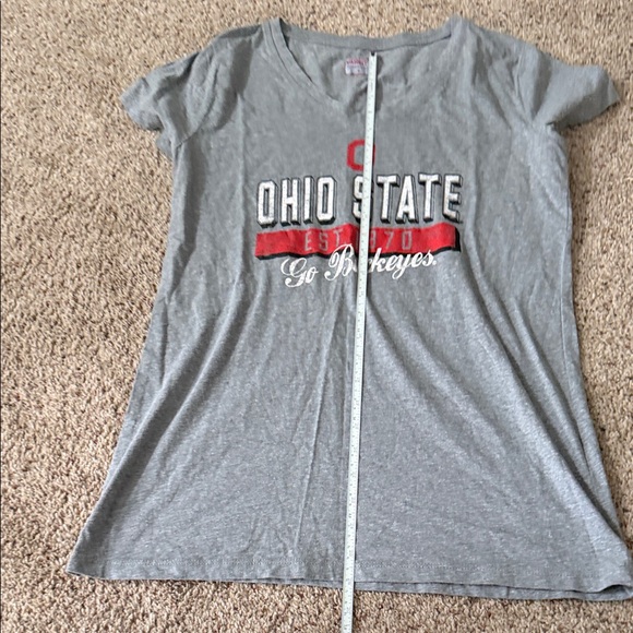 Ohio State Women's Gray Tee - Picture 6 of 10